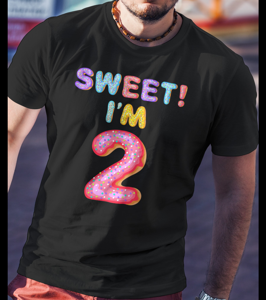 Sweet I'm 2 Kids 2nd Birthday T-Shirt