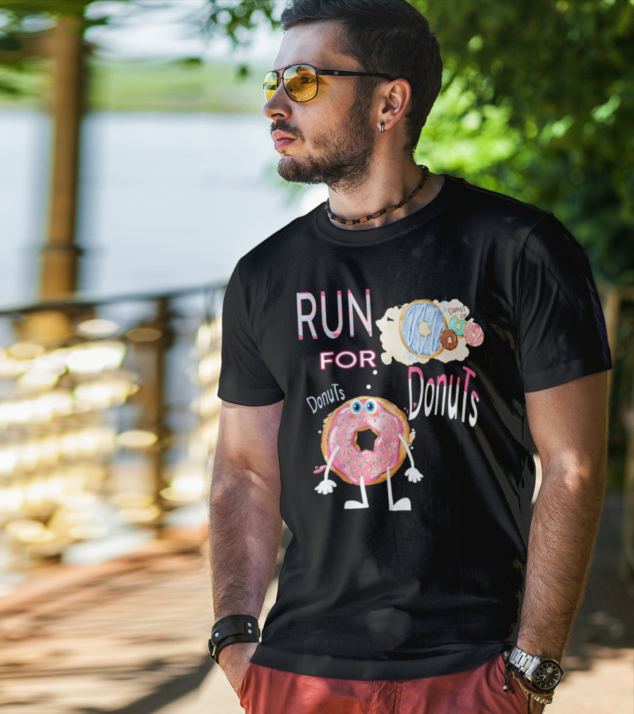 RUN FOR Donuts DonuT FOo DonuTS T-Shirt