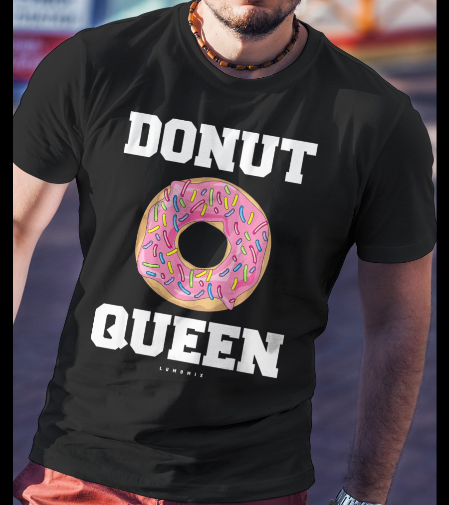 Donut Queen Pink Frosted Sprinkles Lumomix T-Shirt