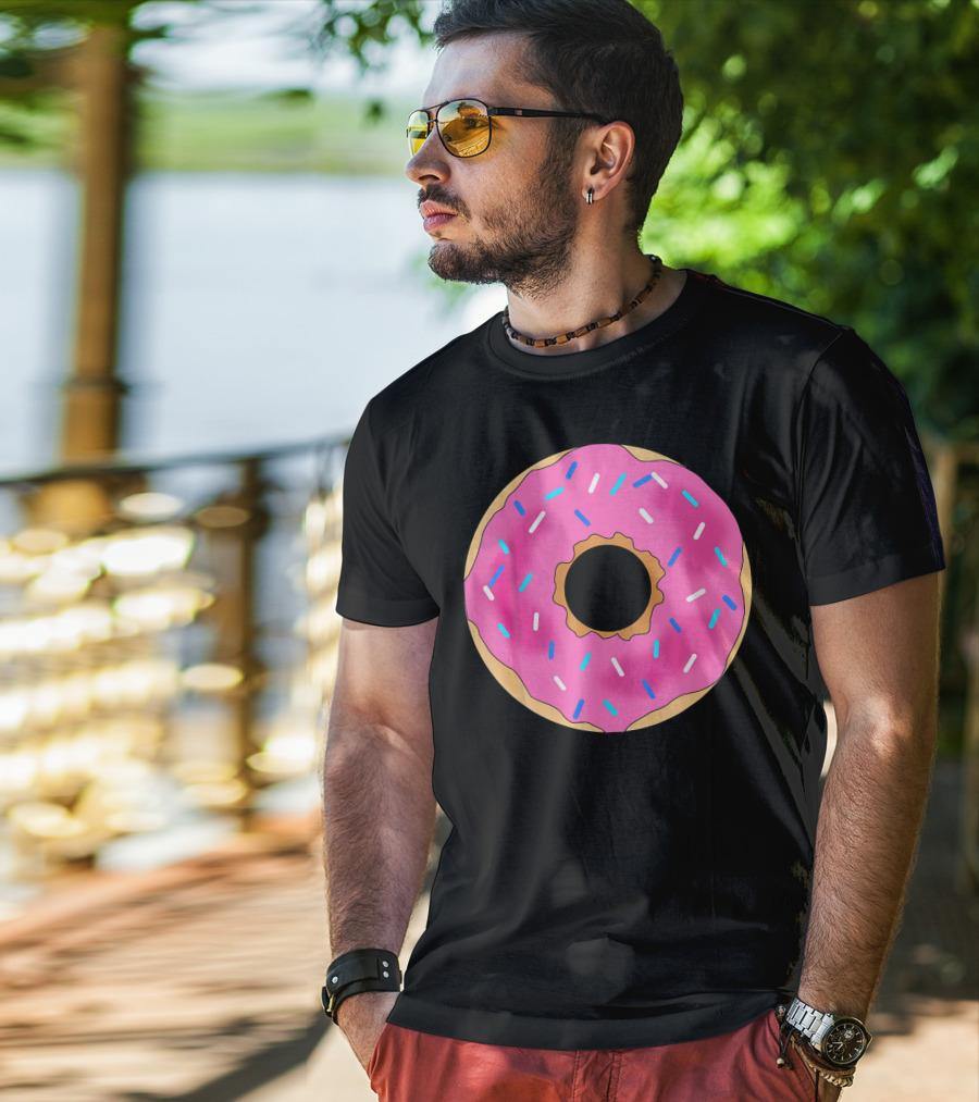 Donut Girls Tod Pink Frosted Sprinkles T-Shirt