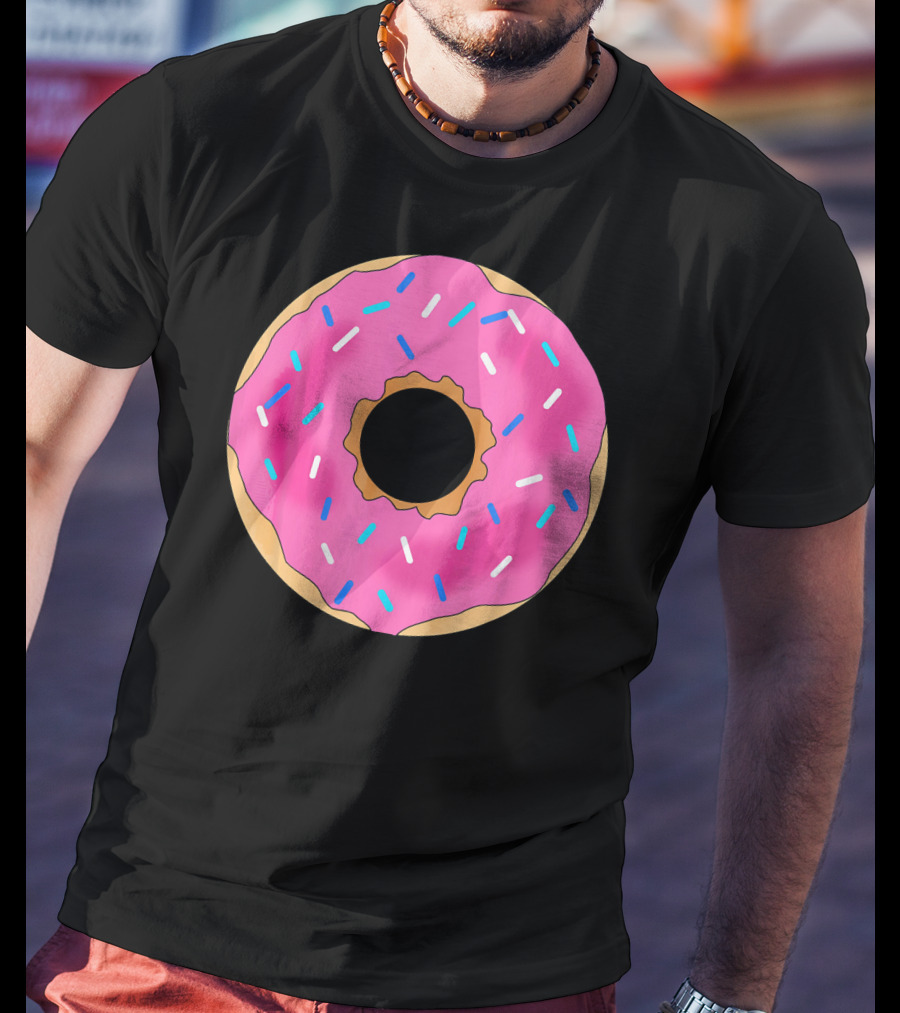 Donut Girls Tod Pink Frosted Sprinkles T-Shirt