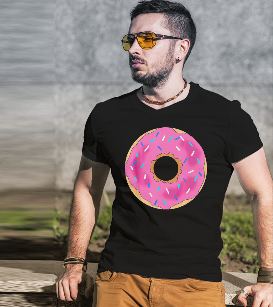 Donut Girls Tod Pink Frosted Sprinkles T-Shirt