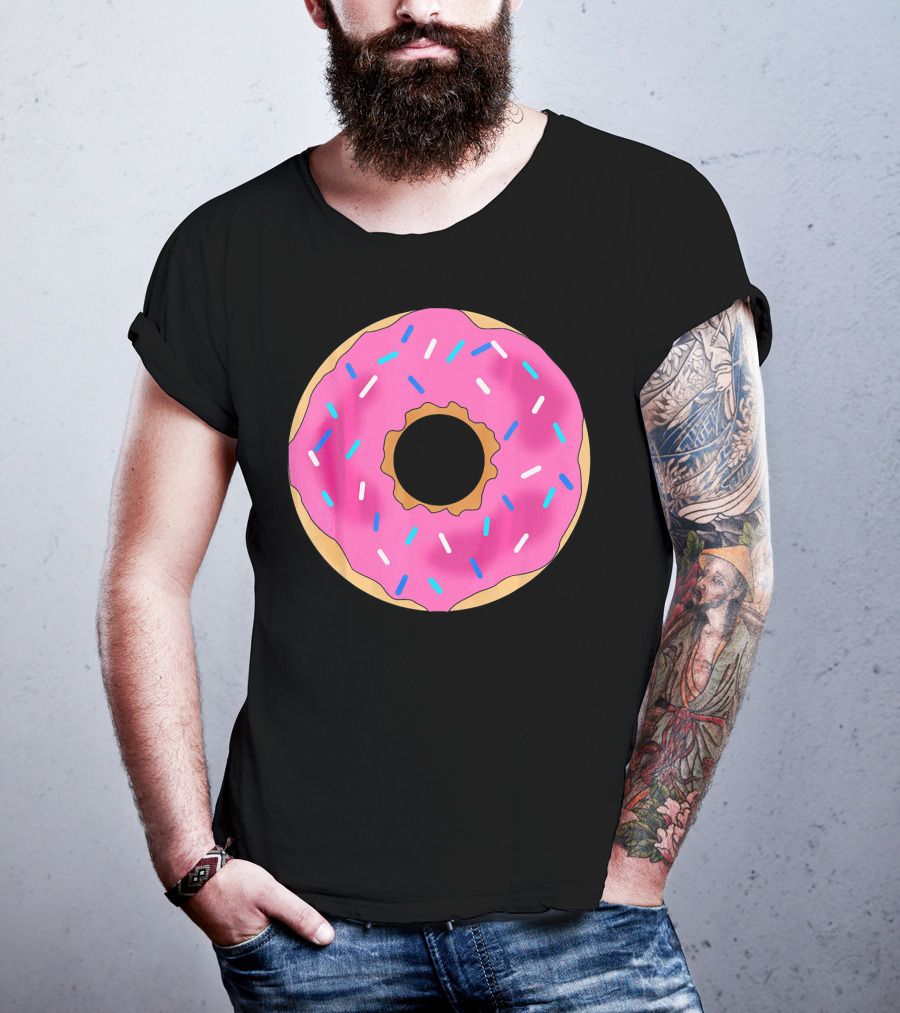 Donut Girls Tod Pink Frosted Sprinkles T-Shirt