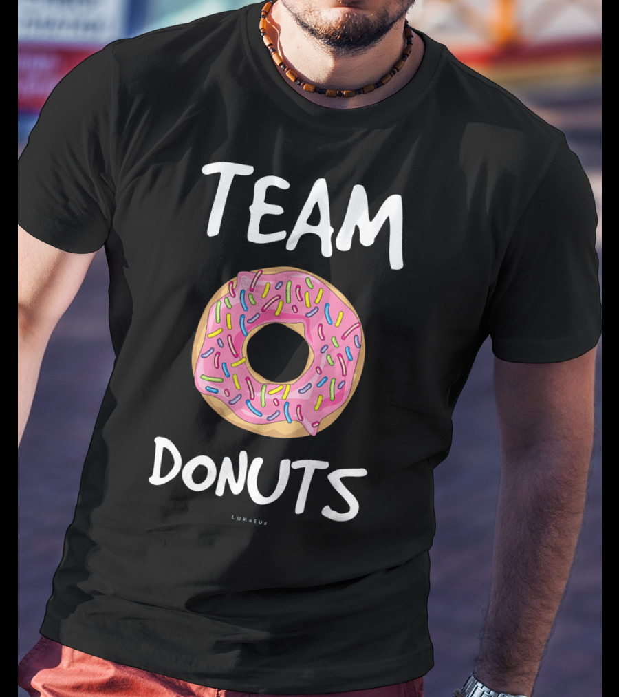 Team Donuts Funny Lumaliux T-Shirt
