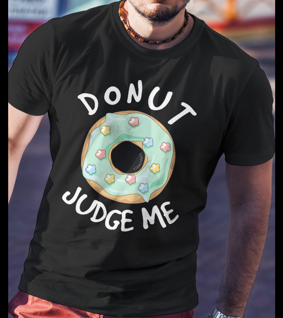 Donut Judge Me Mint Frosted With Sprinkles T-Shirt