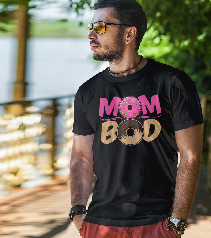 Mom Bod Donut Lover Foodie T-Shirt