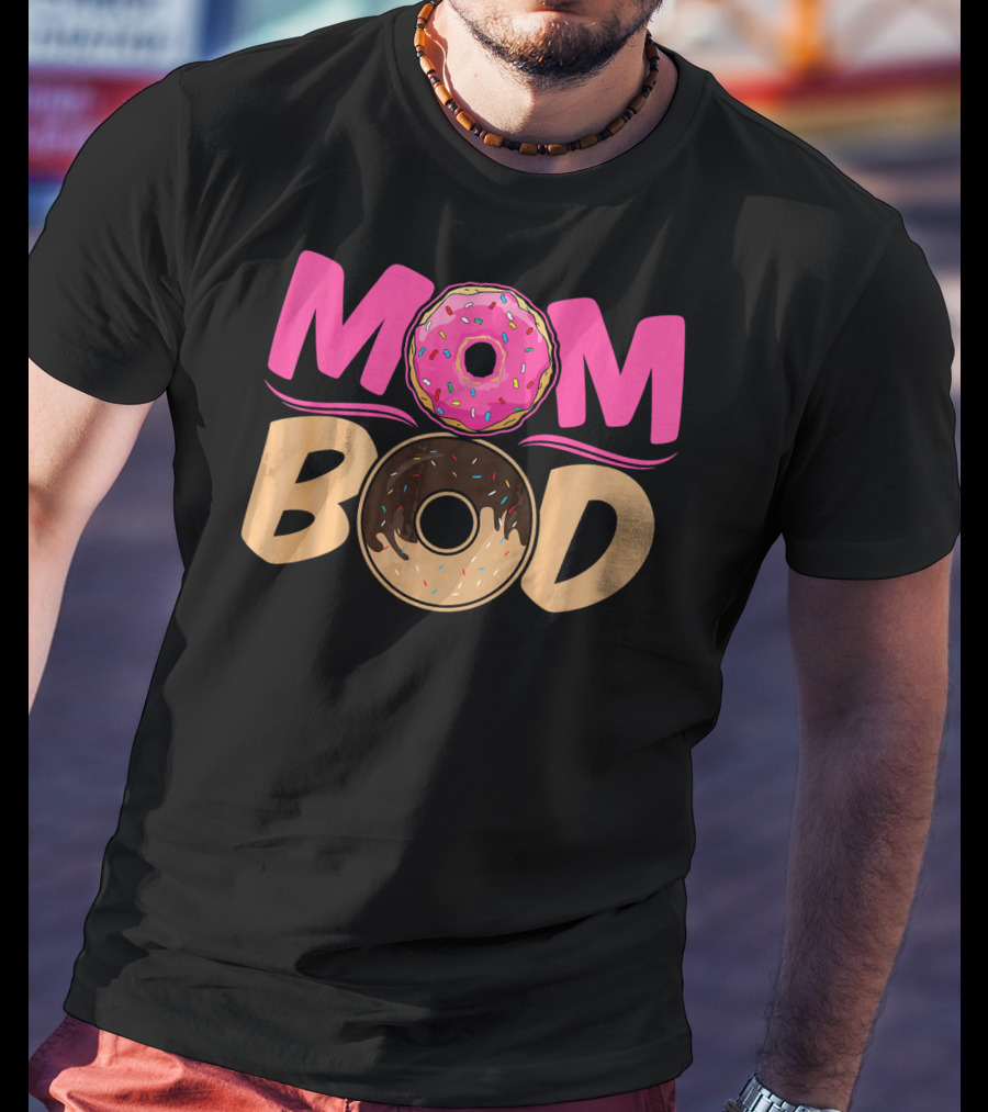 Mom Bod Donut Lover Foodie T-Shirt