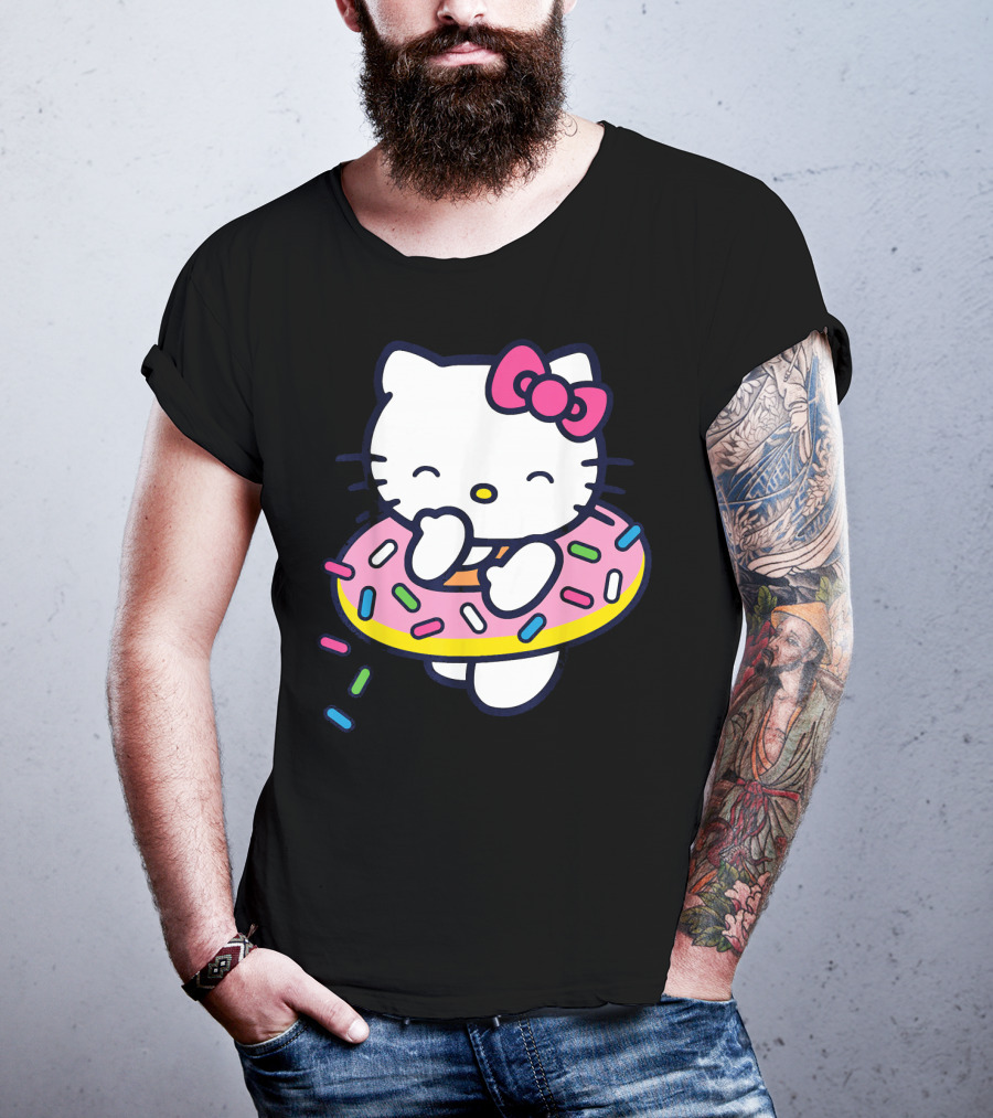 Hello Kitty Donut Floaty With Sprinkles Summer T-Shirt
