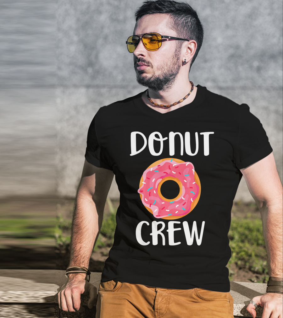 Donut Crew Doughnut Birthday Party T-Shirt