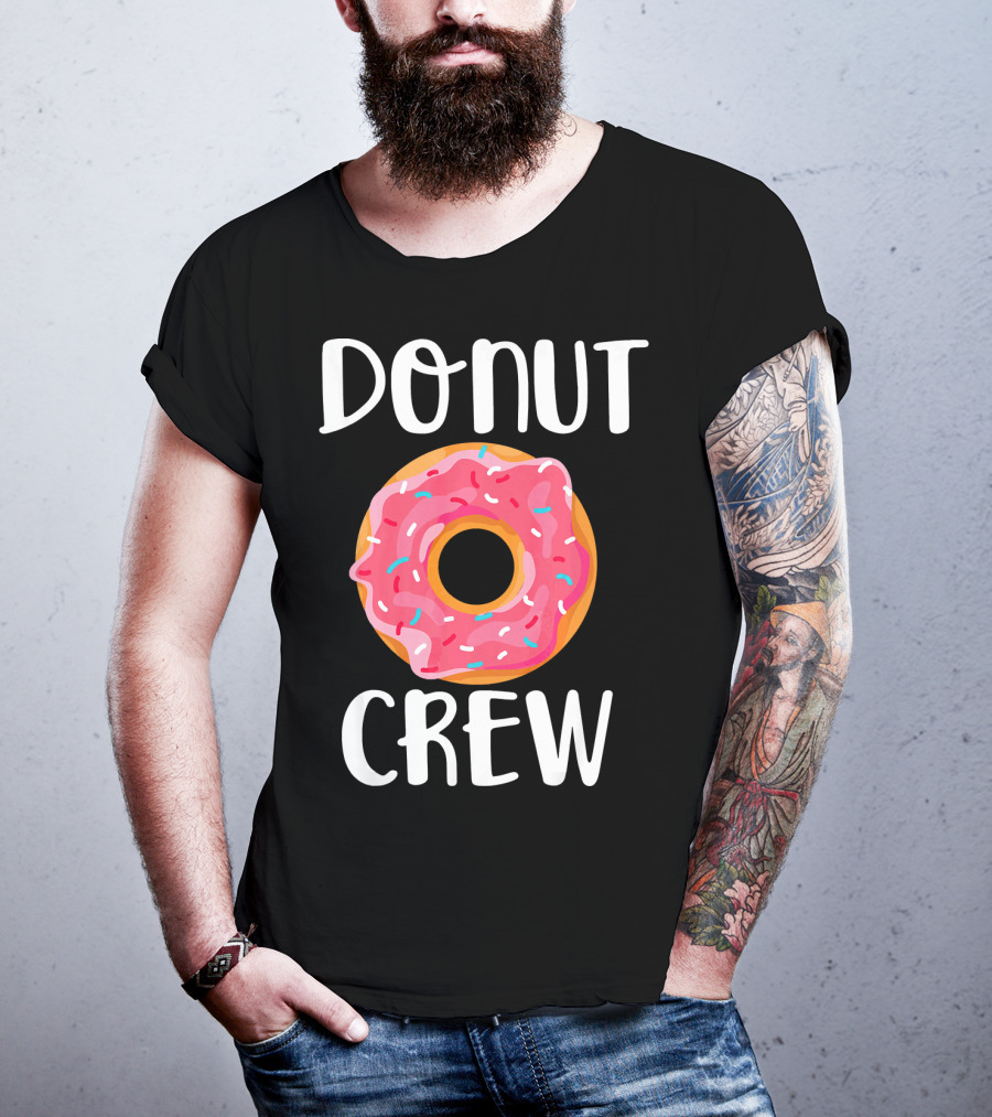 Donut Crew Doughnut Birthday Party T-Shirt