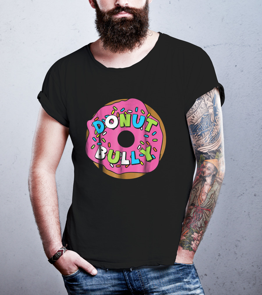 Donut Bully Choose Kind Anti Cute Sprinkles Pink Dessert T-Shirt