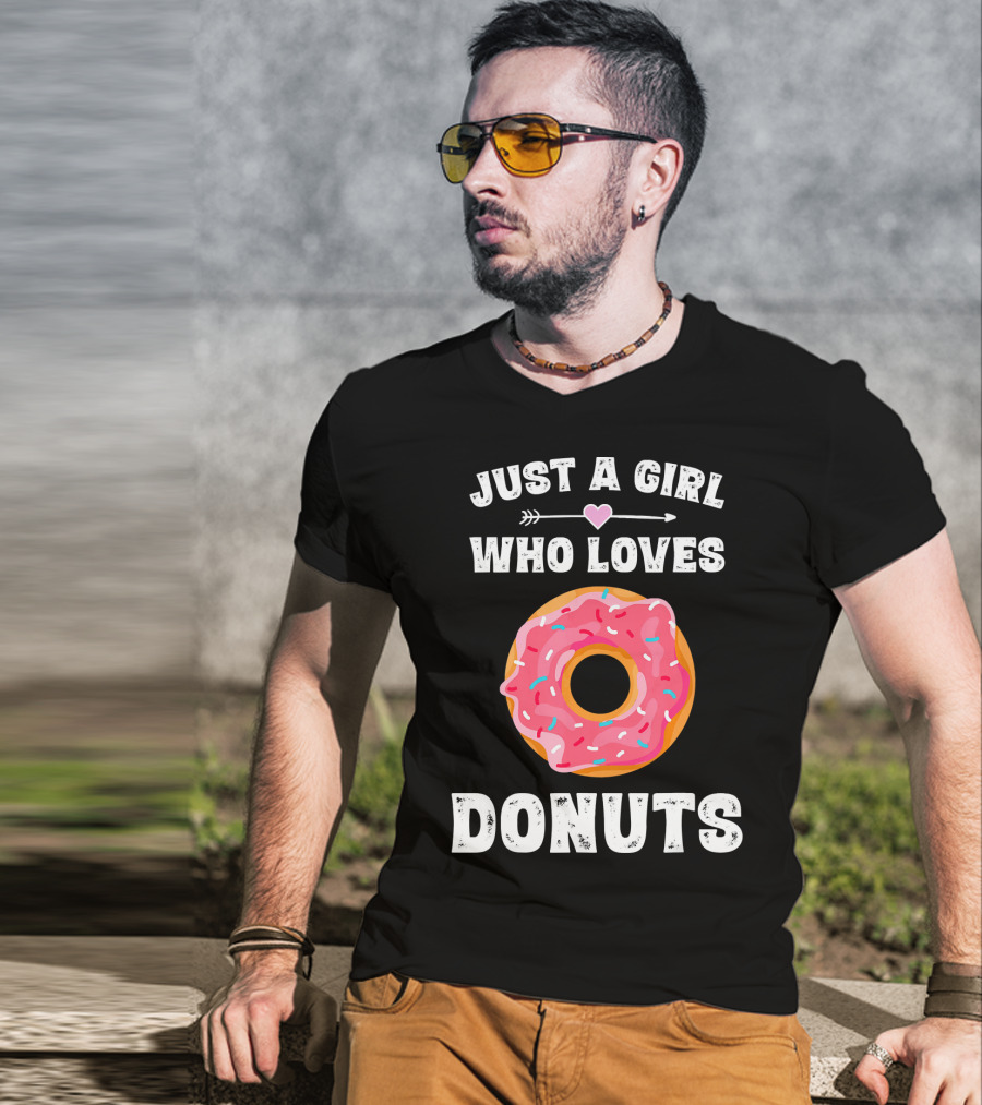 Just A Girl Who Loves Donuts T-Shirt