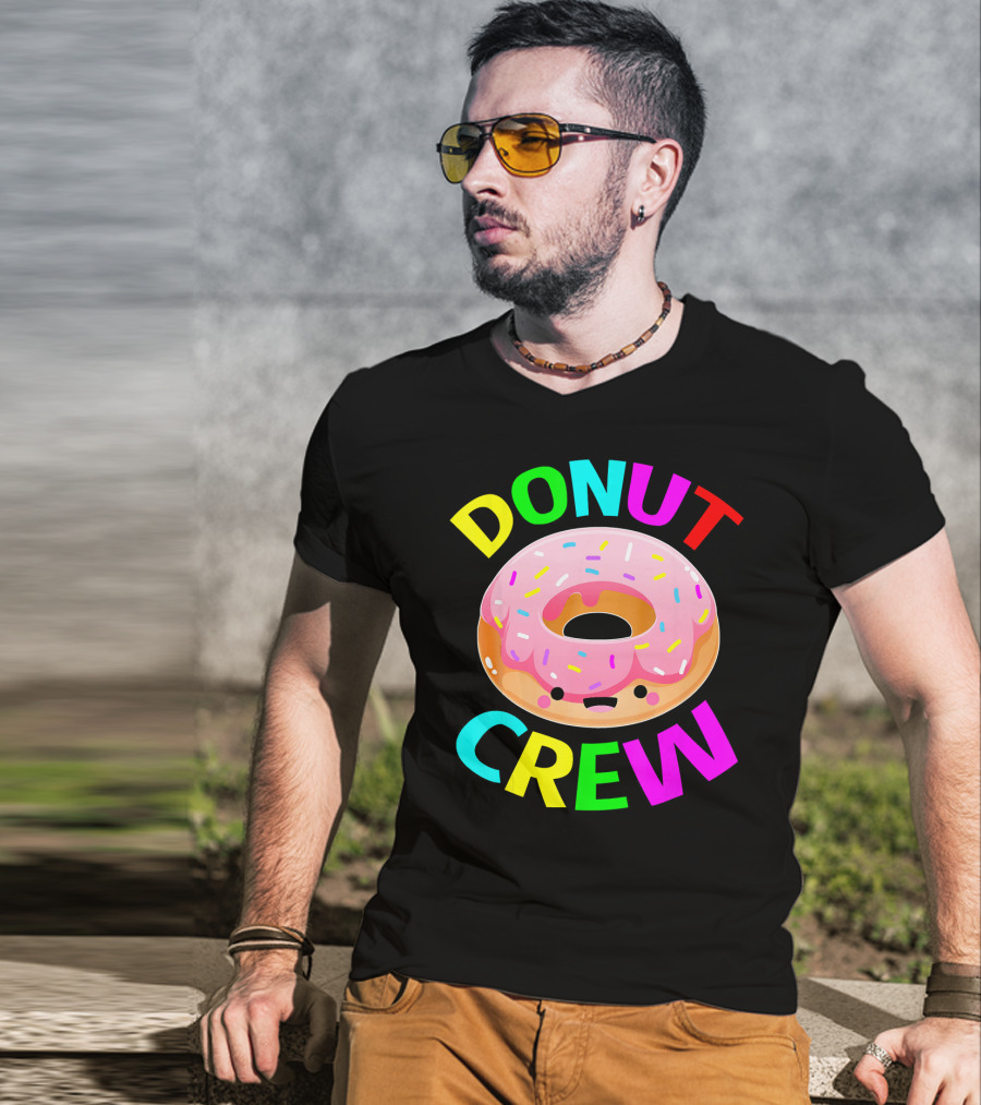 Donut Crew Birthday Celebration Party T-Shirt