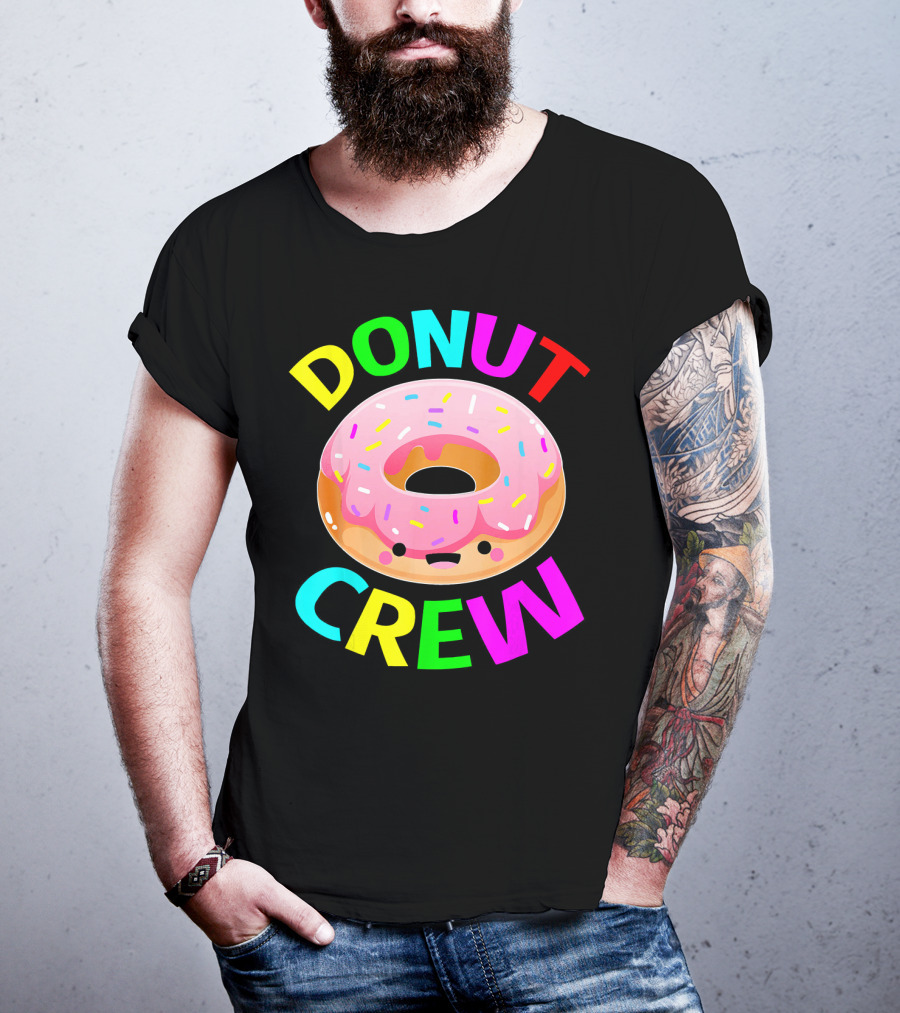 Donut Crew Birthday Celebration Party T-Shirt