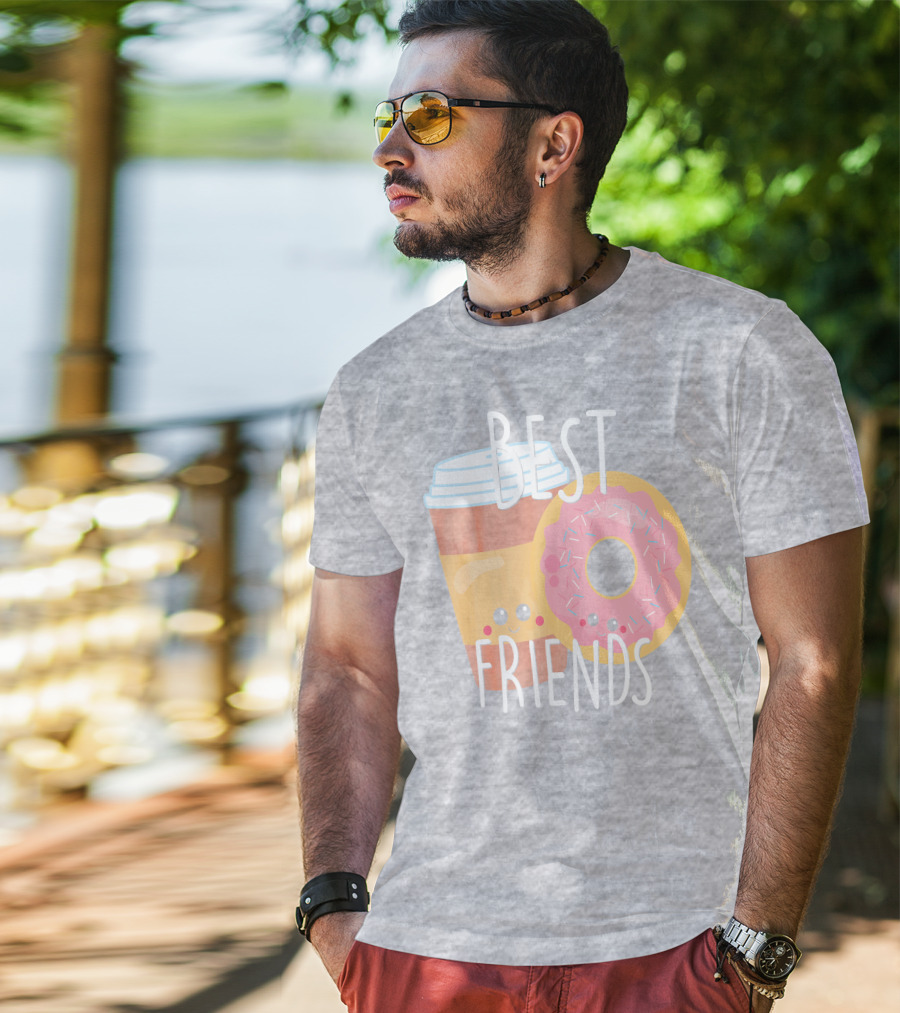 Best Friends Coffee And Donut Perfect Pairing T-Shirt