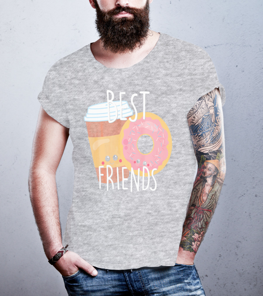 Best Friends Coffee And Donut Perfect Pairing T-Shirt