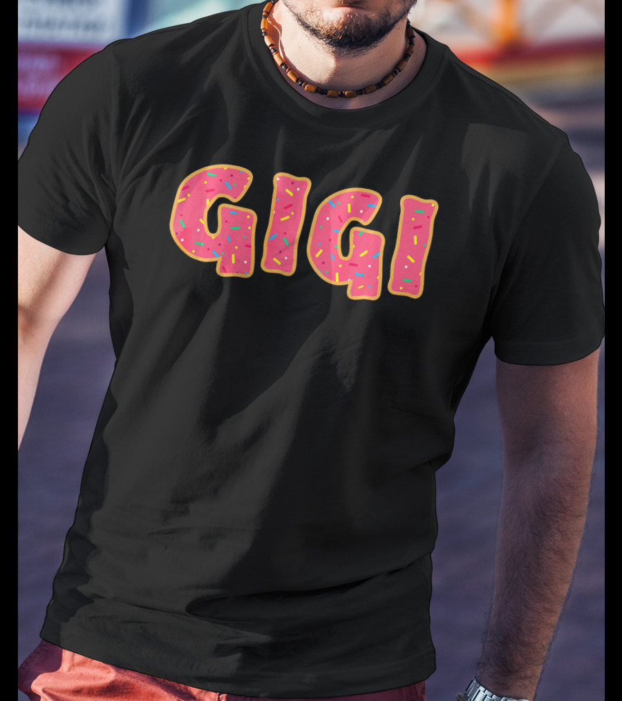 Gigi Donut Sprinkle Grandma T-Shirt