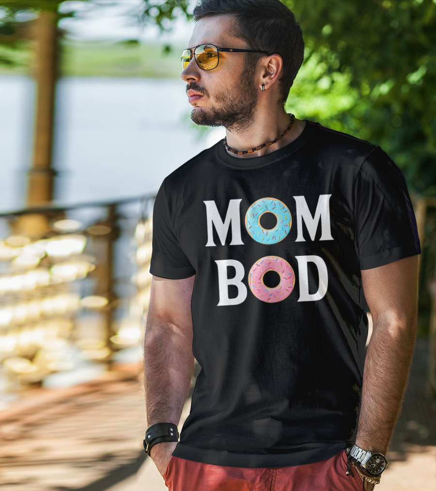 Mom Bod Donut Lover Sprinkle T-Shirt