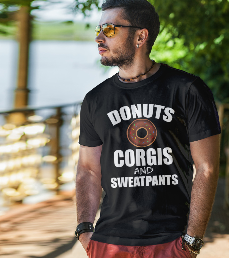 Donuts Corgis And Sweatpants T-Shirt