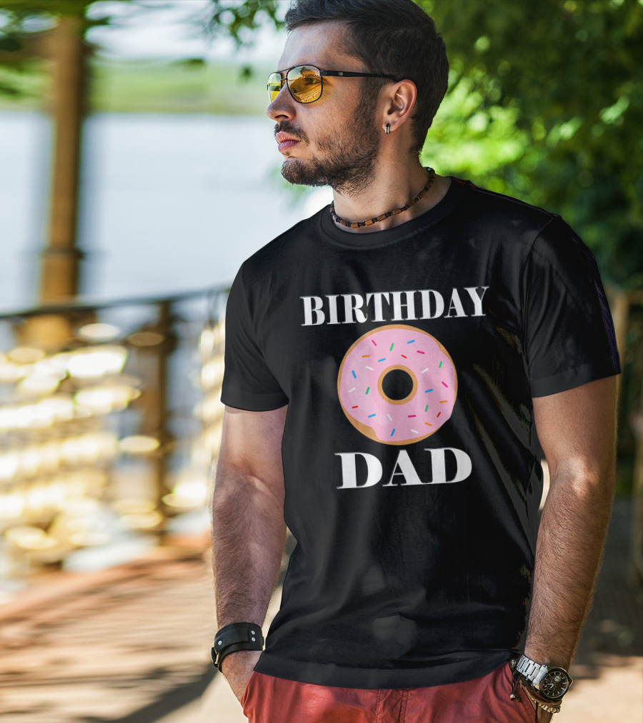 Birthday Donut Dad Party T-Shirt