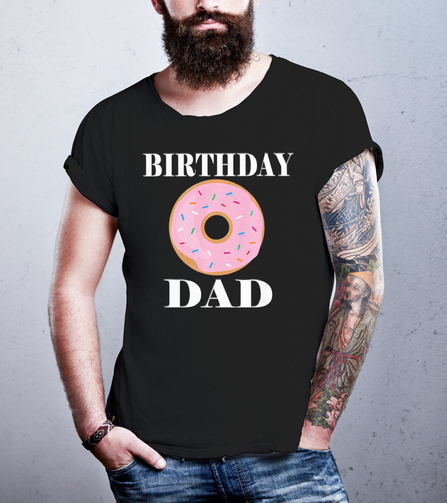 Birthday Donut Dad Party T-Shirt