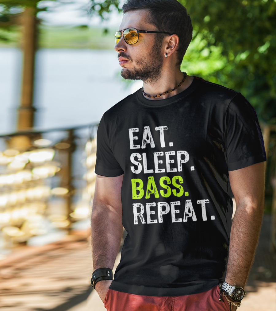 Eat Sleep Bass Repeat T-Shirt