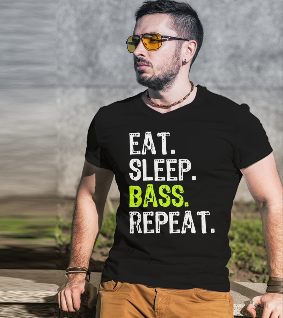 Eat Sleep Bass Repeat T-Shirt