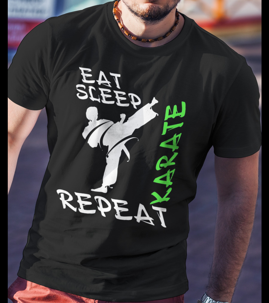 Eat Sleep Karate Repeat T-Shirt