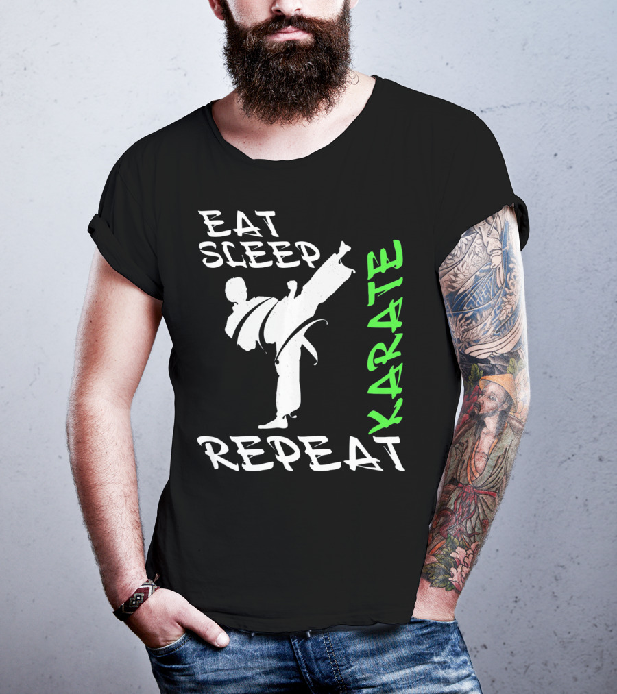 Eat Sleep Karate Repeat T-Shirt