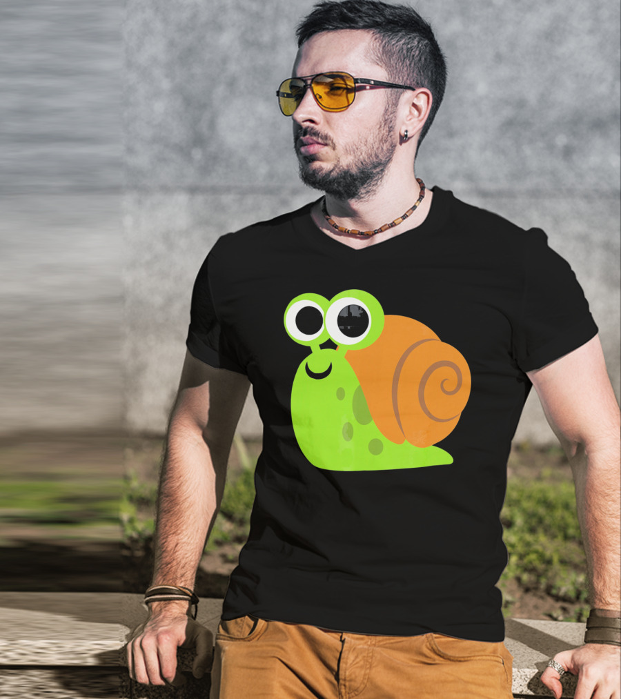 Cute Snail Emoji Lovers Shell T-Shirt
