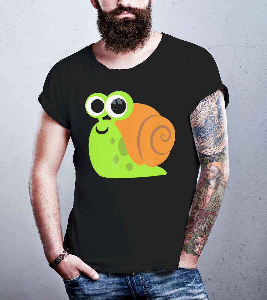 Cute Snail Emoji Lovers Shell T-Shirt