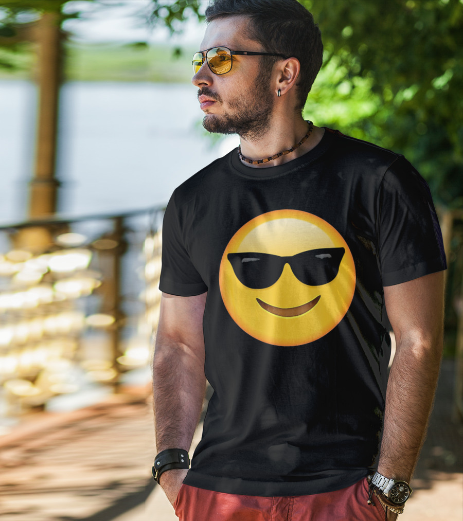Sunglasses Emoji T-Shirt