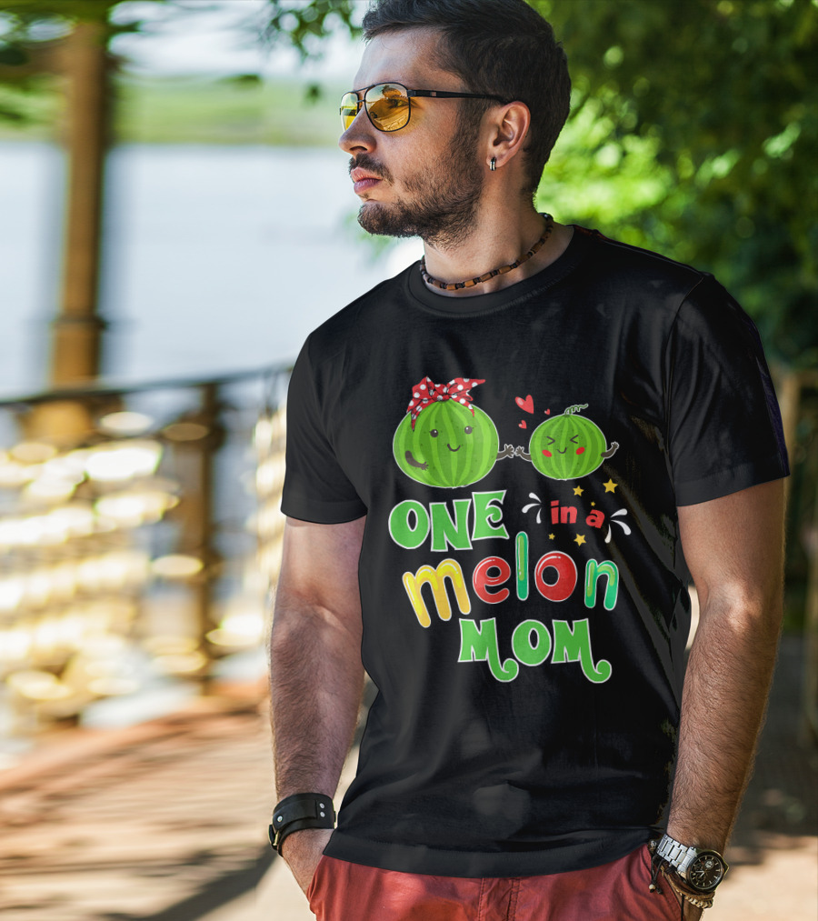 One In A Melon Mom Summer Tropical T-Shirt