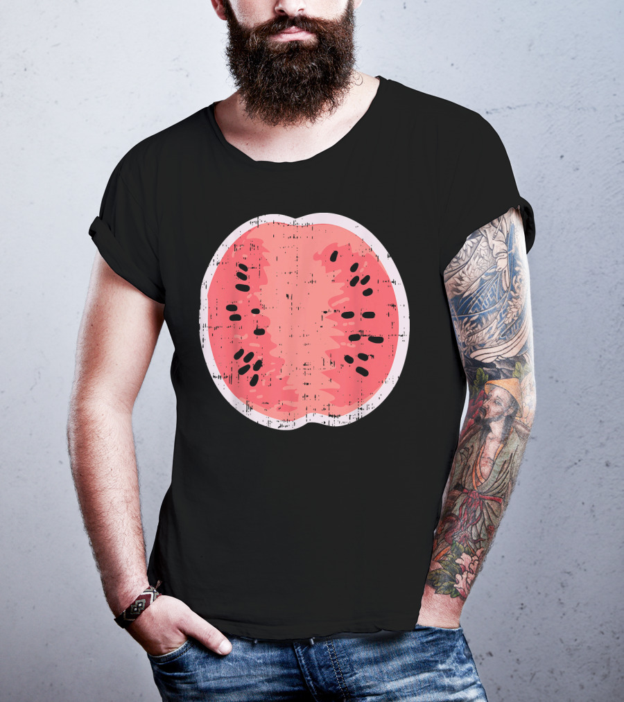 Watermelon Funny Fruit Lazy DIY Easy Food T-Shirt