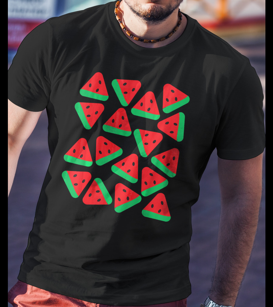 Have A Nice Day - Watermelon Man Pattern Summer Fruit Fun T-Shirt