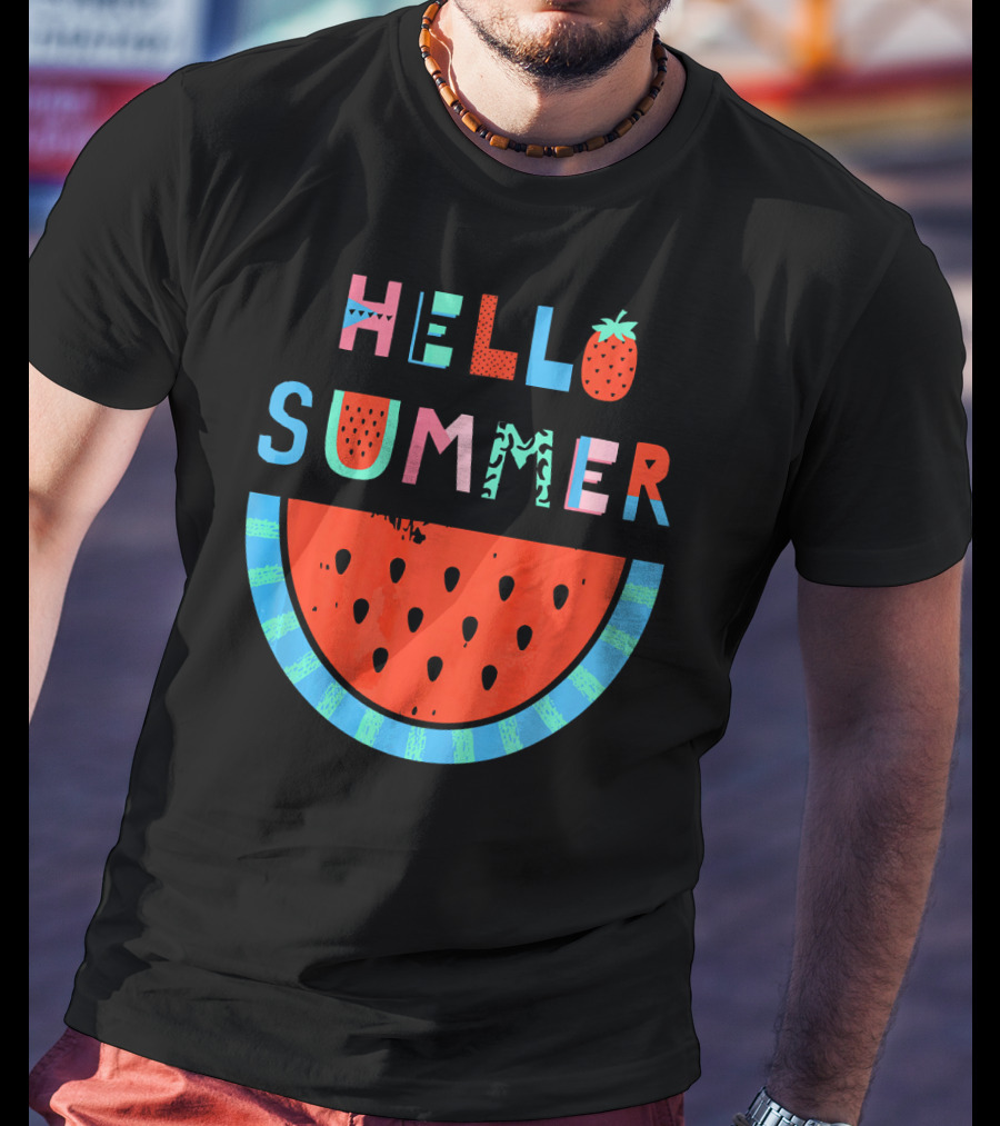 Hello Summer Fun Watermelon T-Shirt