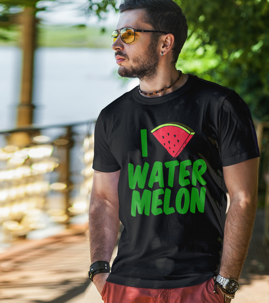I Love Watermelon Slice Top T-Shirt