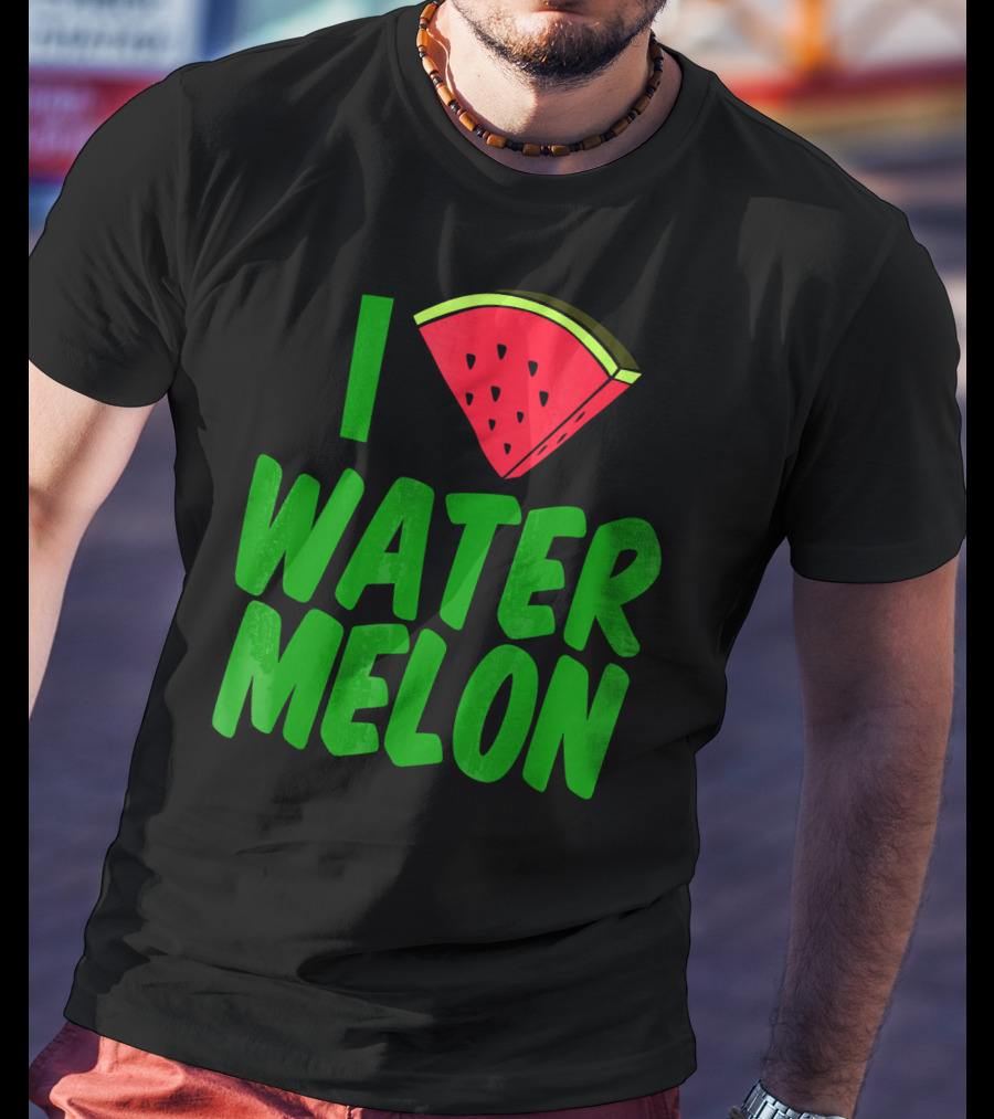 I Love Watermelon Slice Top T-Shirt