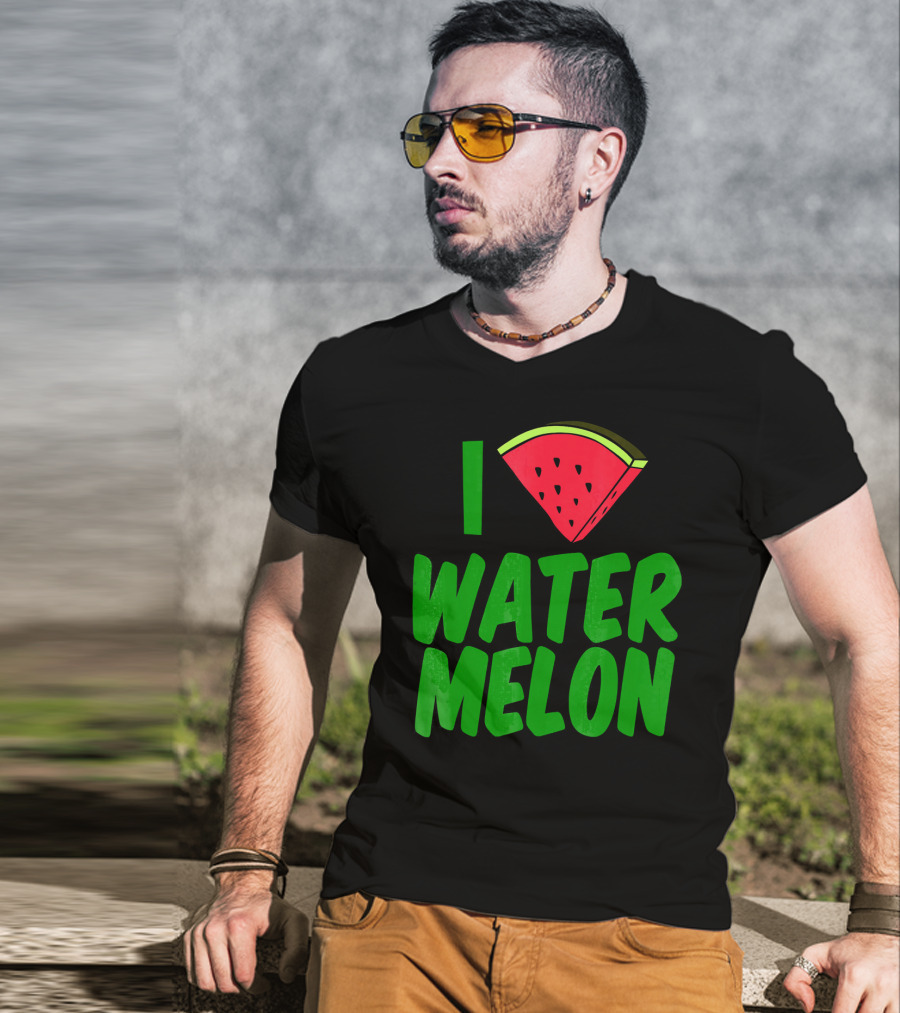 I Love Watermelon Slice Top T-Shirt