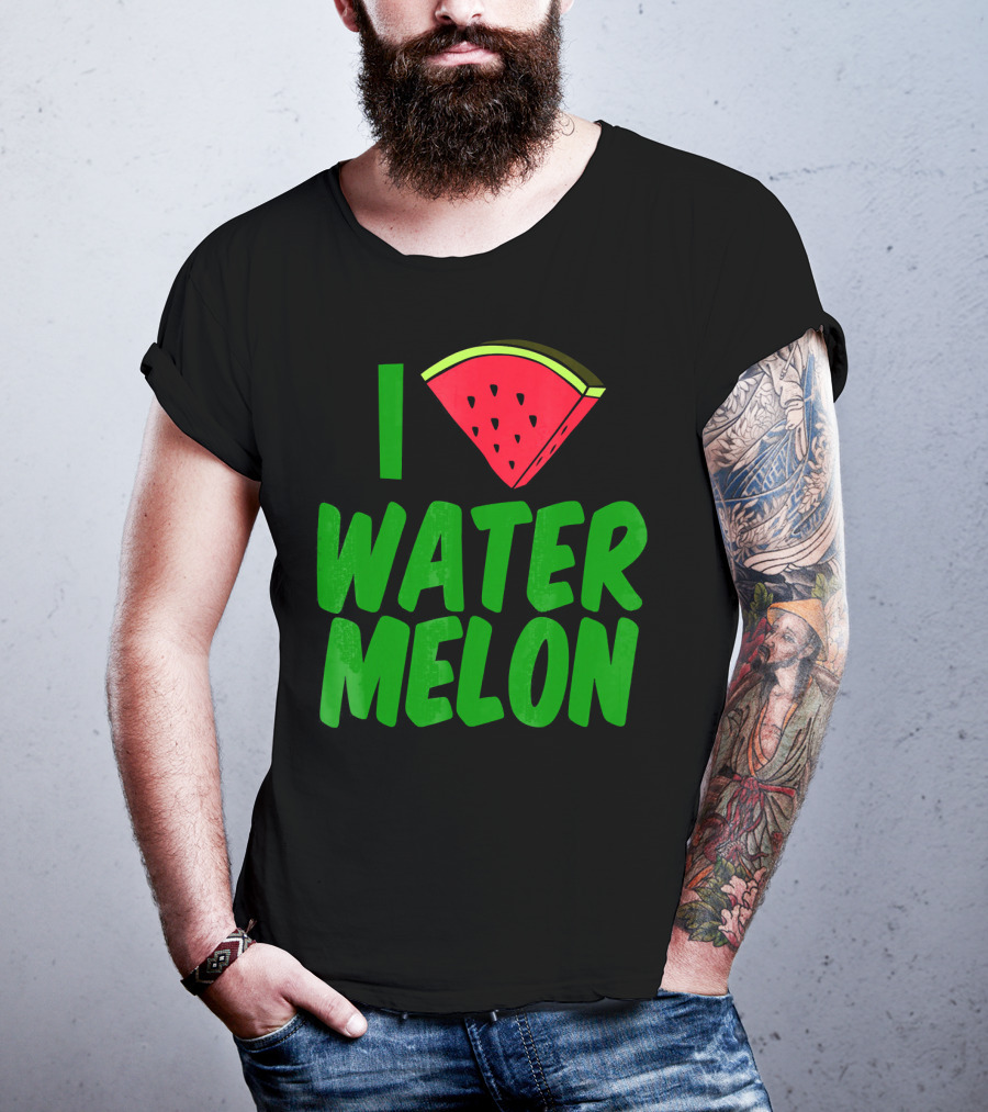 I Love Watermelon Slice Top T-Shirt