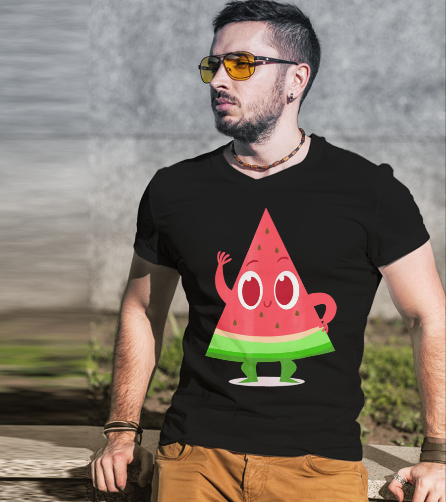 Cheerful Watermelon Dance Summer Fun T-Shirt