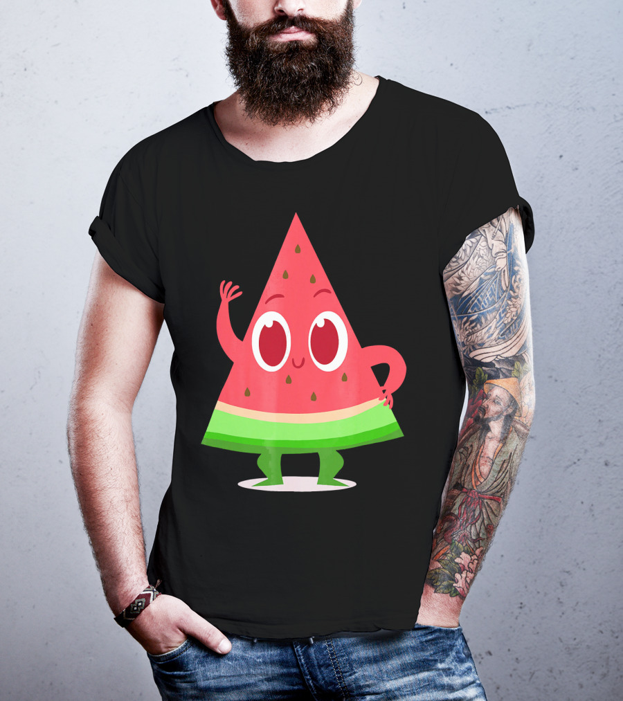 Cheerful Watermelon Dance Summer Fun T-Shirt