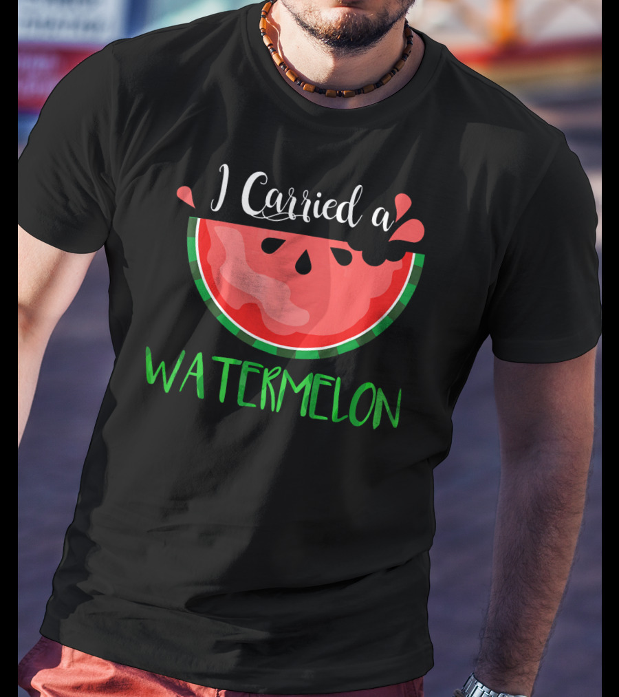 I Carried A Watermelon Funny Dancing Dirty Dancing Reference T-Shirt