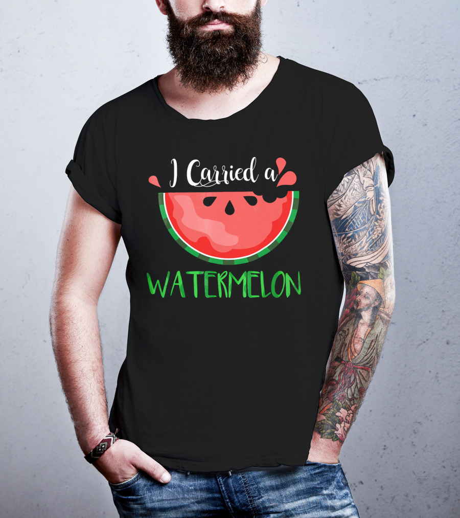 I Carried A Watermelon Funny Dancing Dirty Dancing Reference T-Shirt