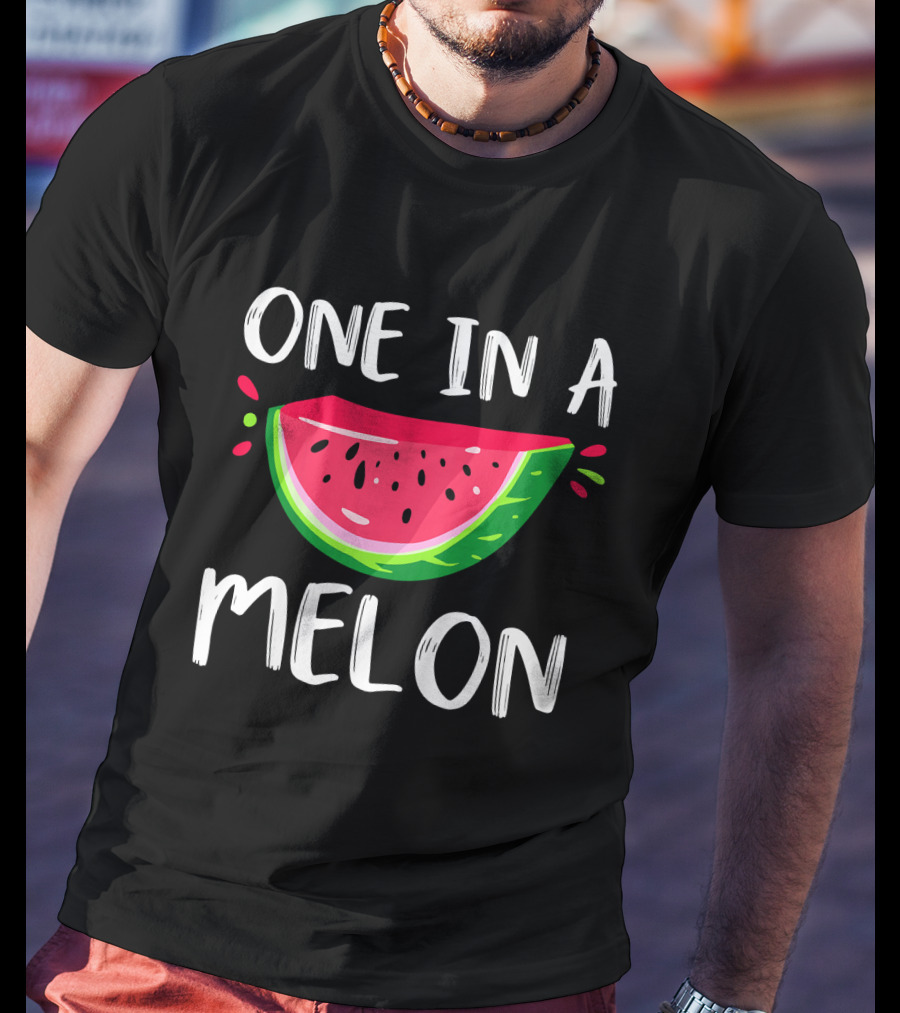 One In A Melon Kids Cute Watermelon Back To School T-Shirt