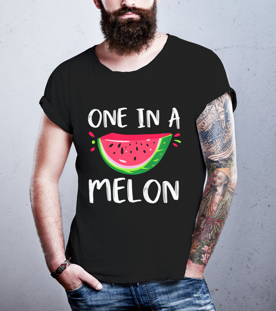 One In A Melon Kids Cute Watermelon Back To School T-Shirt