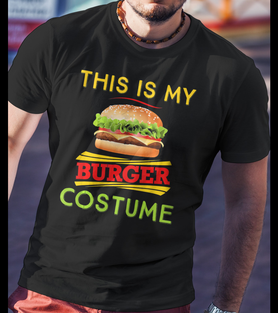 This Is My Burger Costume Halloween T-Shirt