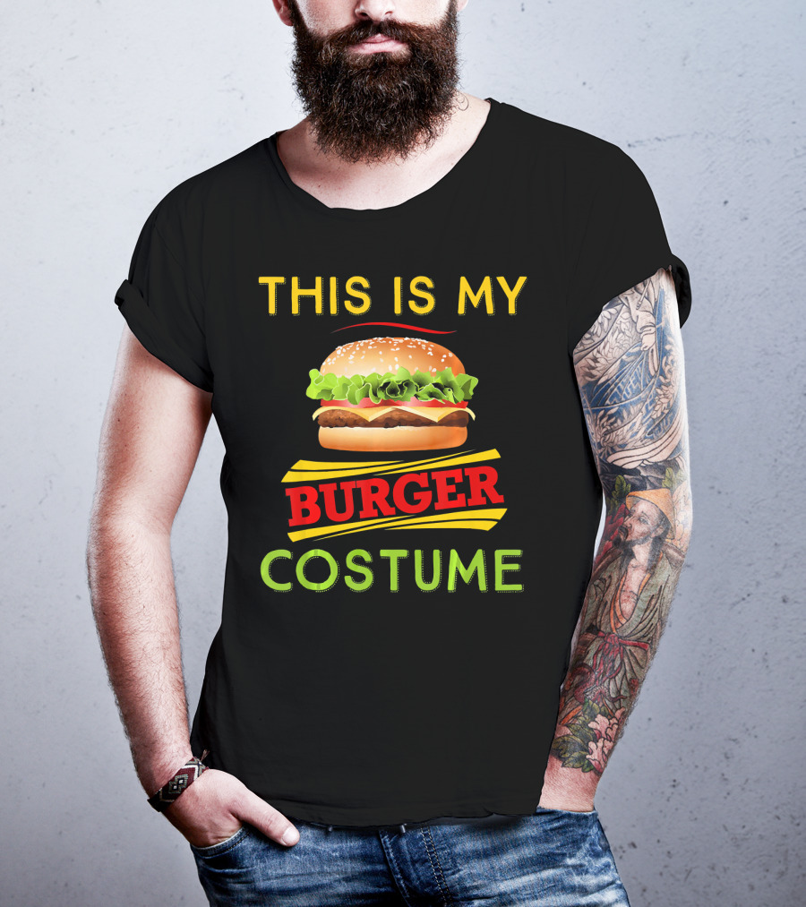 This Is My Burger Costume Halloween T-Shirt