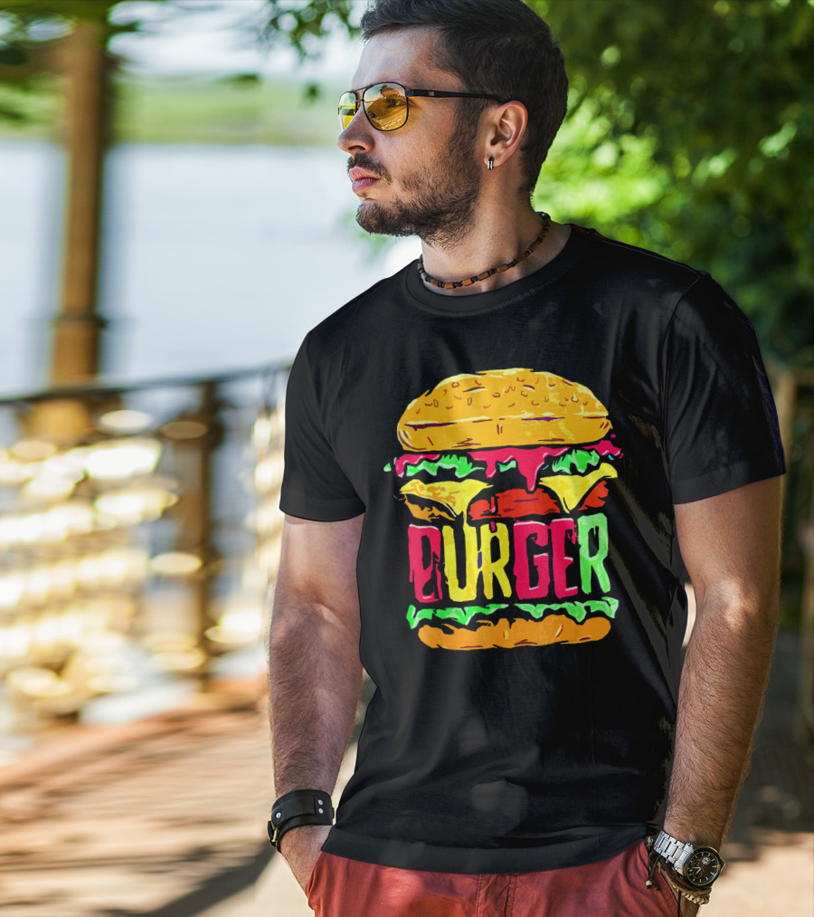 Burger Layers Giant Hamburger T-Shirt