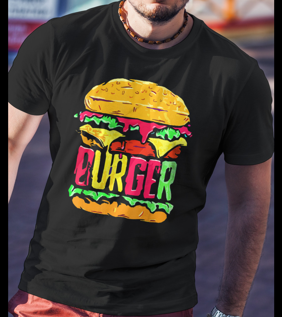 Burger Layers Giant Hamburger T-Shirt